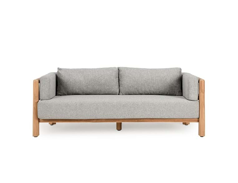 Aston 82" Outdoor Sofa Natural/Gray