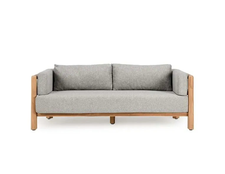 Aston 82" Outdoor Sofa Natural/Gray