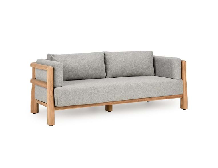 Aston 82" Outdoor Sofa Natural/Gray