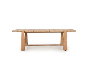 Aston 94" Outdoor Dining Table Natural