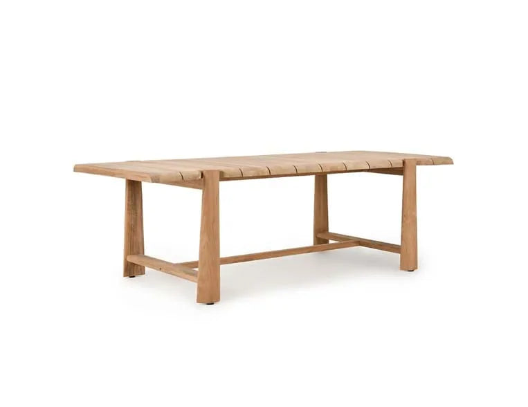 Aston 94" Outdoor Dining Table Natural