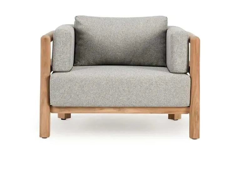 Aston Outdoor Accent Chair Natural/Gray