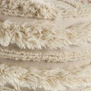 Astrid 99715IVO Ivory Pouf