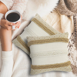 Atlantis Lr07560 Tan/Ivory Pillow