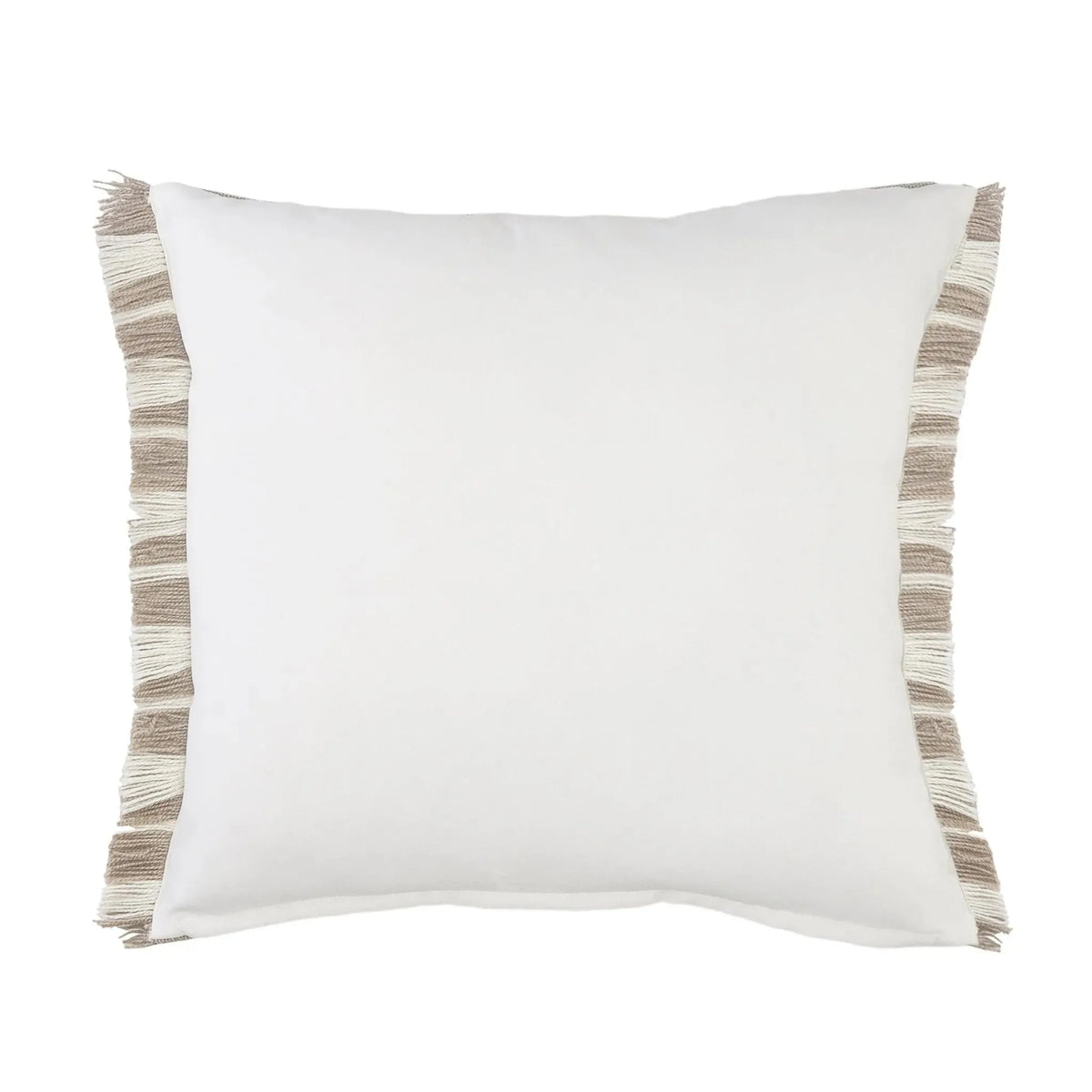 Atlantis Lr07588 Taupe/White Pillow