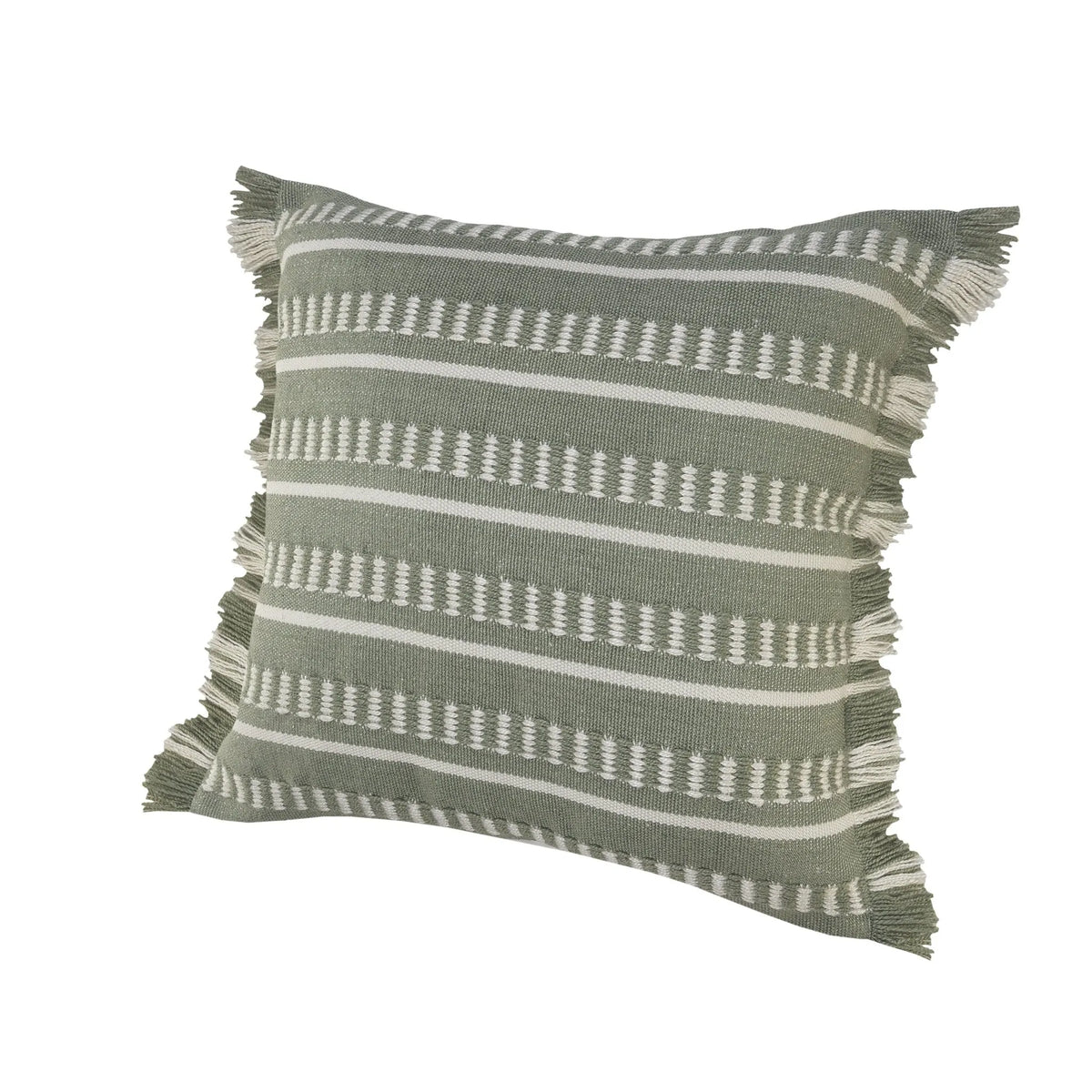 Atlantis Lr07589 Green/White Pillow