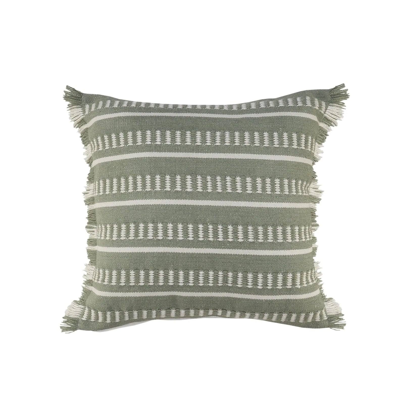 Atlantis Lr07589 Green/White Pillow