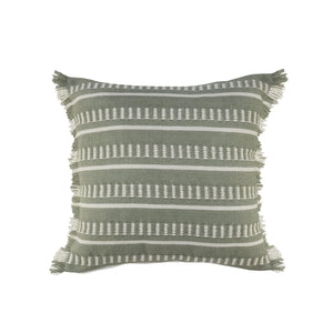 Atlantis Lr07589 Green/White Pillow