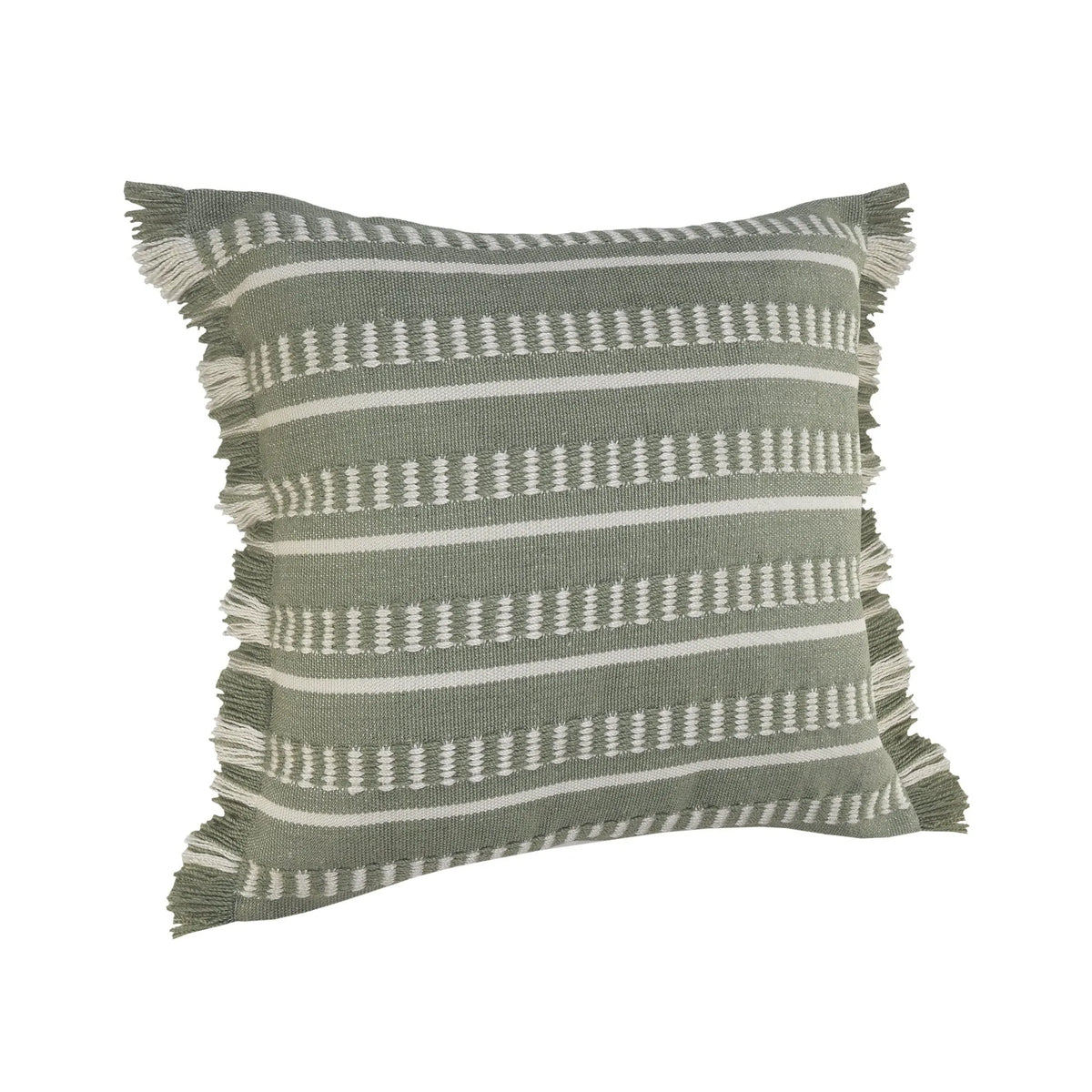 Atlantis Lr07589 Green/White Pillow