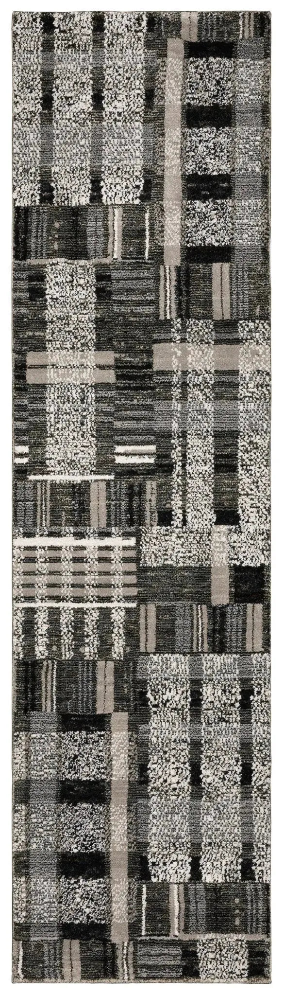 Atlas 752C Black/Grey Rug