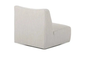 Atlas Outdoor Swivel Accent Chair Light Gray