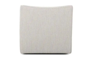 Atlas Outdoor Swivel Accent Chair Light Gray
