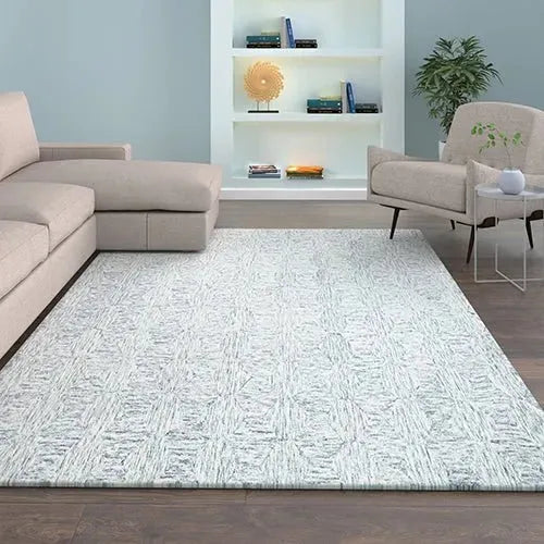 Aurora 82385SLV Silver Rug