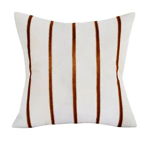 Austin 08140IVB Ivory/Brown Pillow