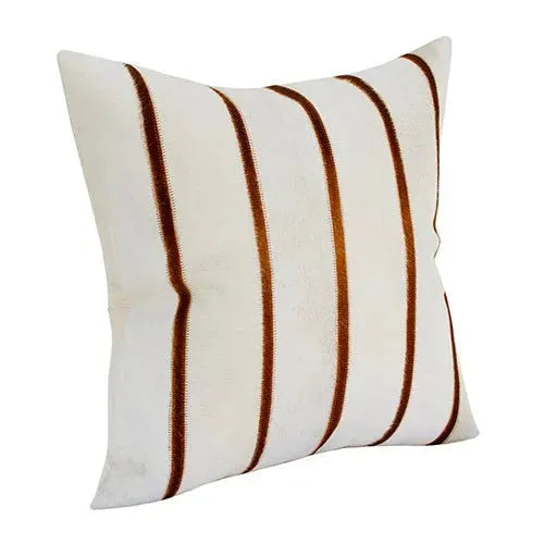 Austin 08140IVB Ivory/Brown Pillow