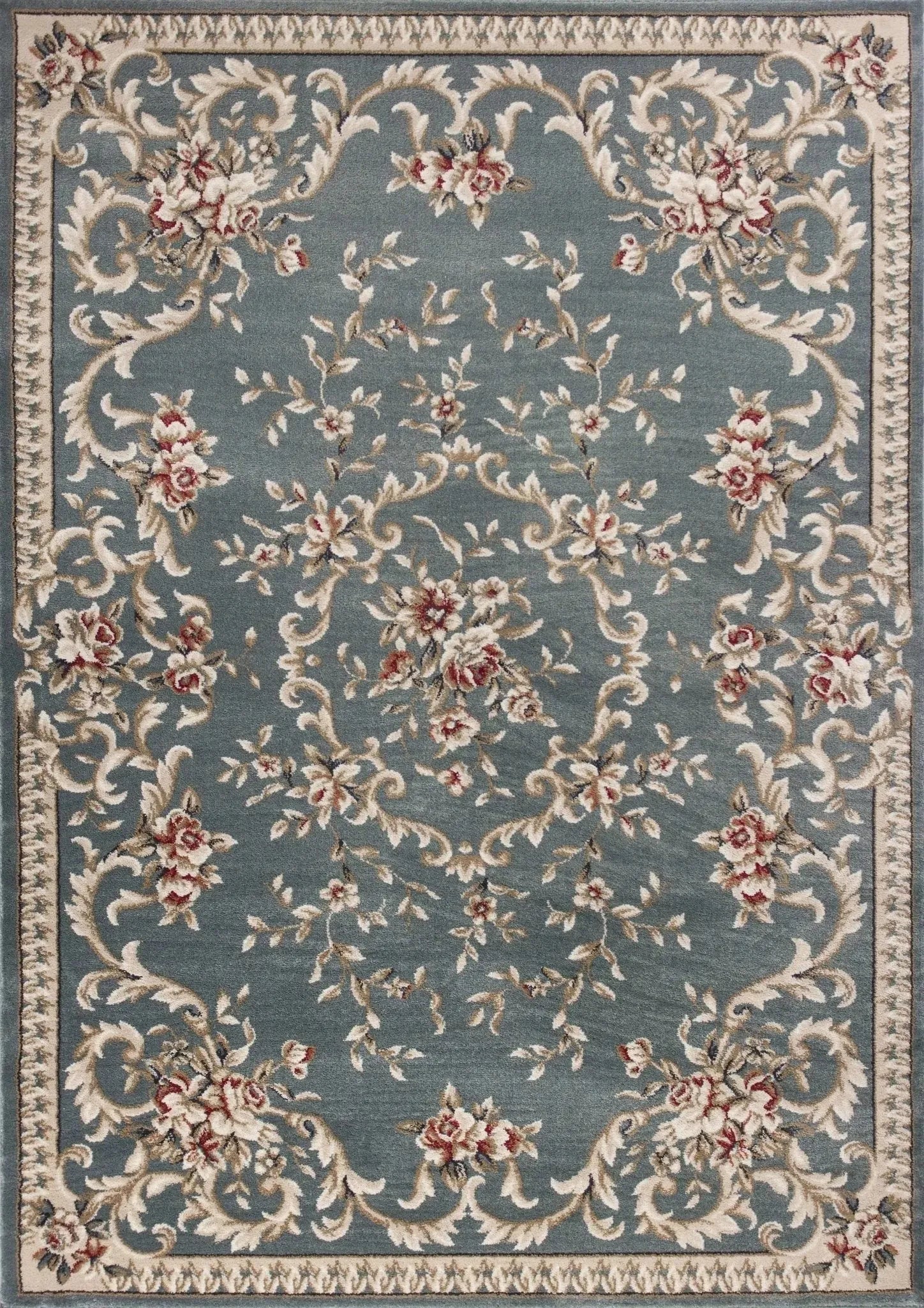 Avalon 5602 Aubusson Slate Blue Rug