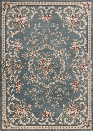 Avalon 5602 Aubusson Slate Blue Rug