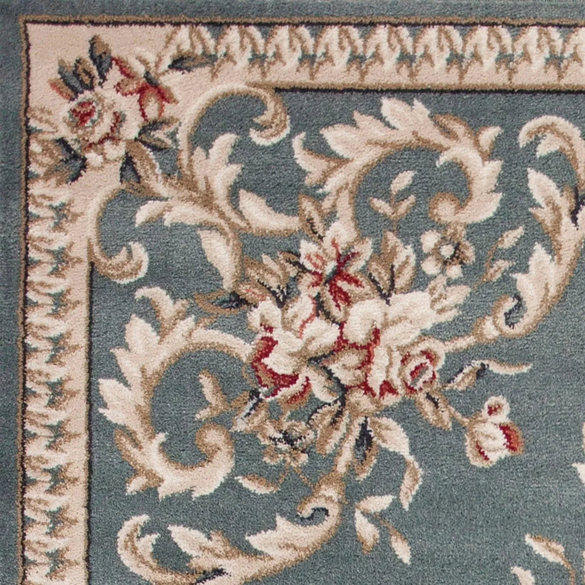 Avalon-5602 Aubusson Slate Blue Rug