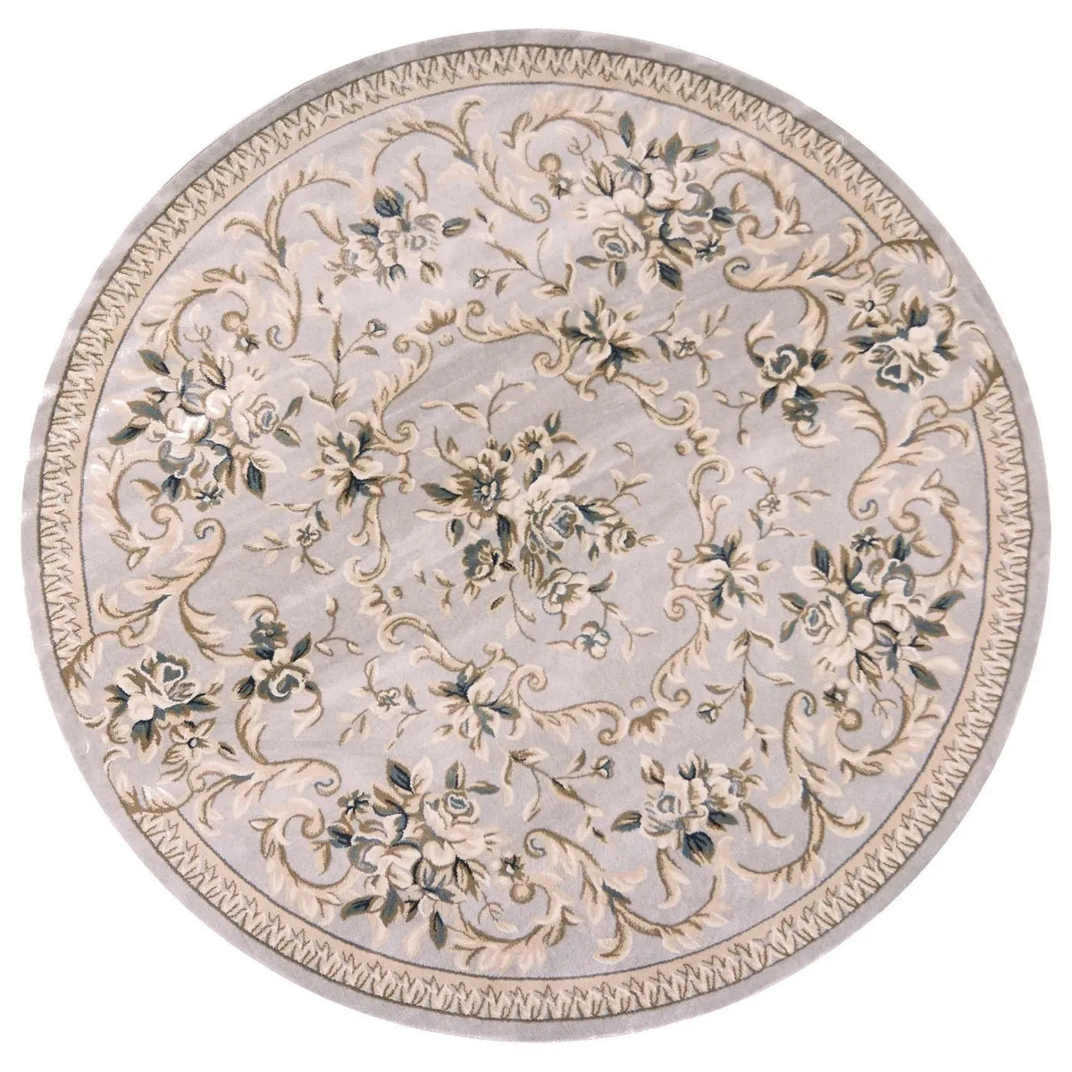 Avalon-5604 Aubusson Light Grey Rug