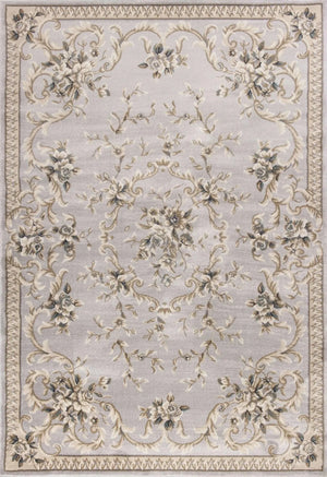 Avalon 5604 Aubusson Light Grey Rug