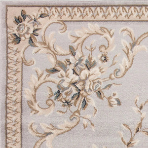 Avalon-5604 Aubusson Light Grey Rug