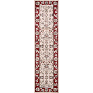 Avalon-5613 Mahal Ivory/Red Rug
