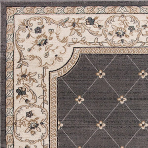 Avalon-5615 Courtyard Grey/Ivory Rug