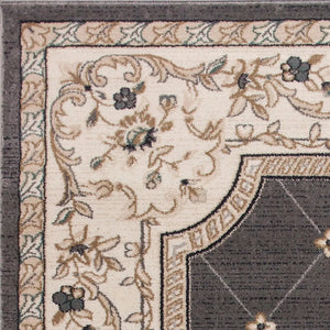 Avalon-5615 Courtyard Grey/Ivory Rug