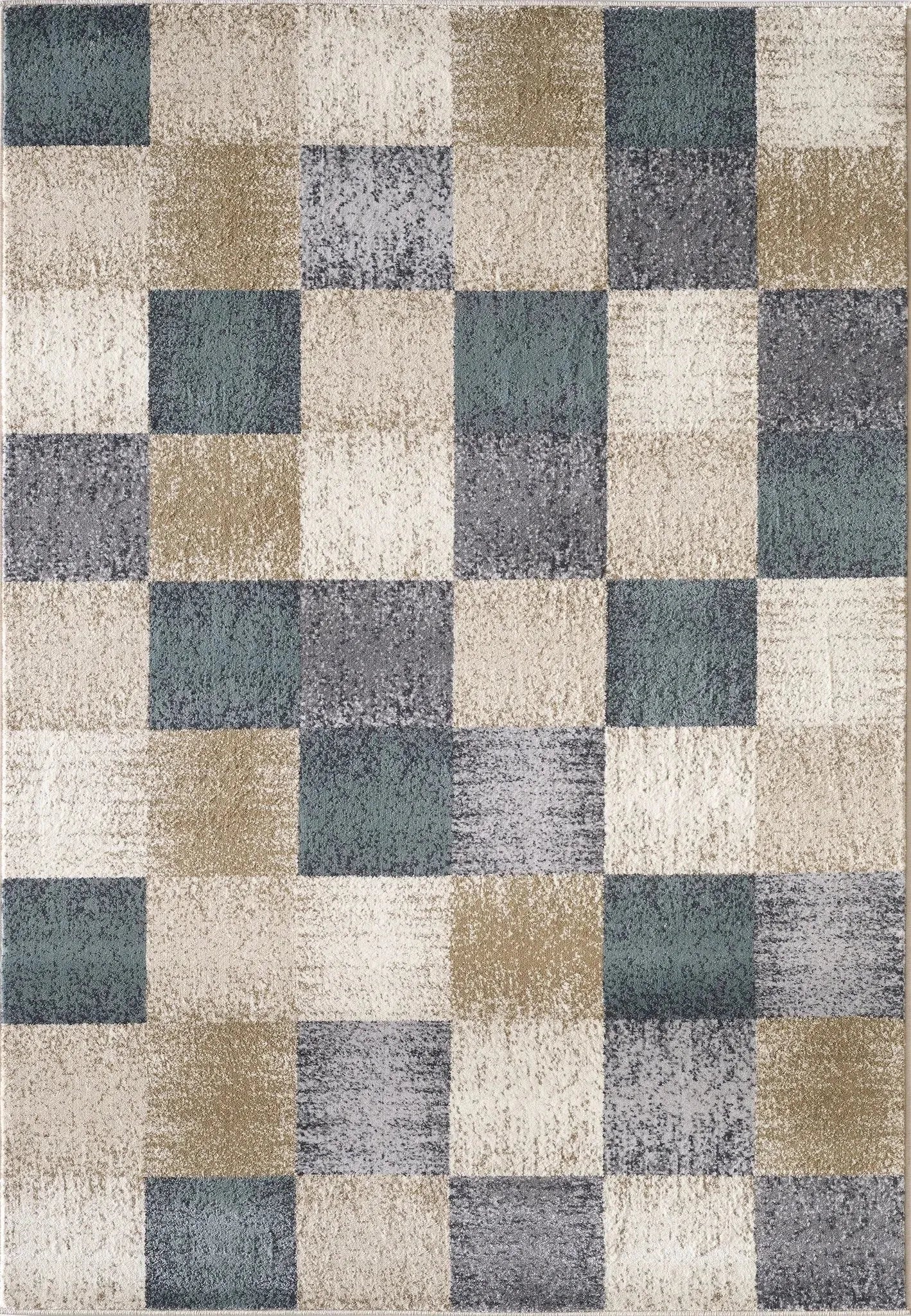 Avalon 5617 Checkered Ivory Rug