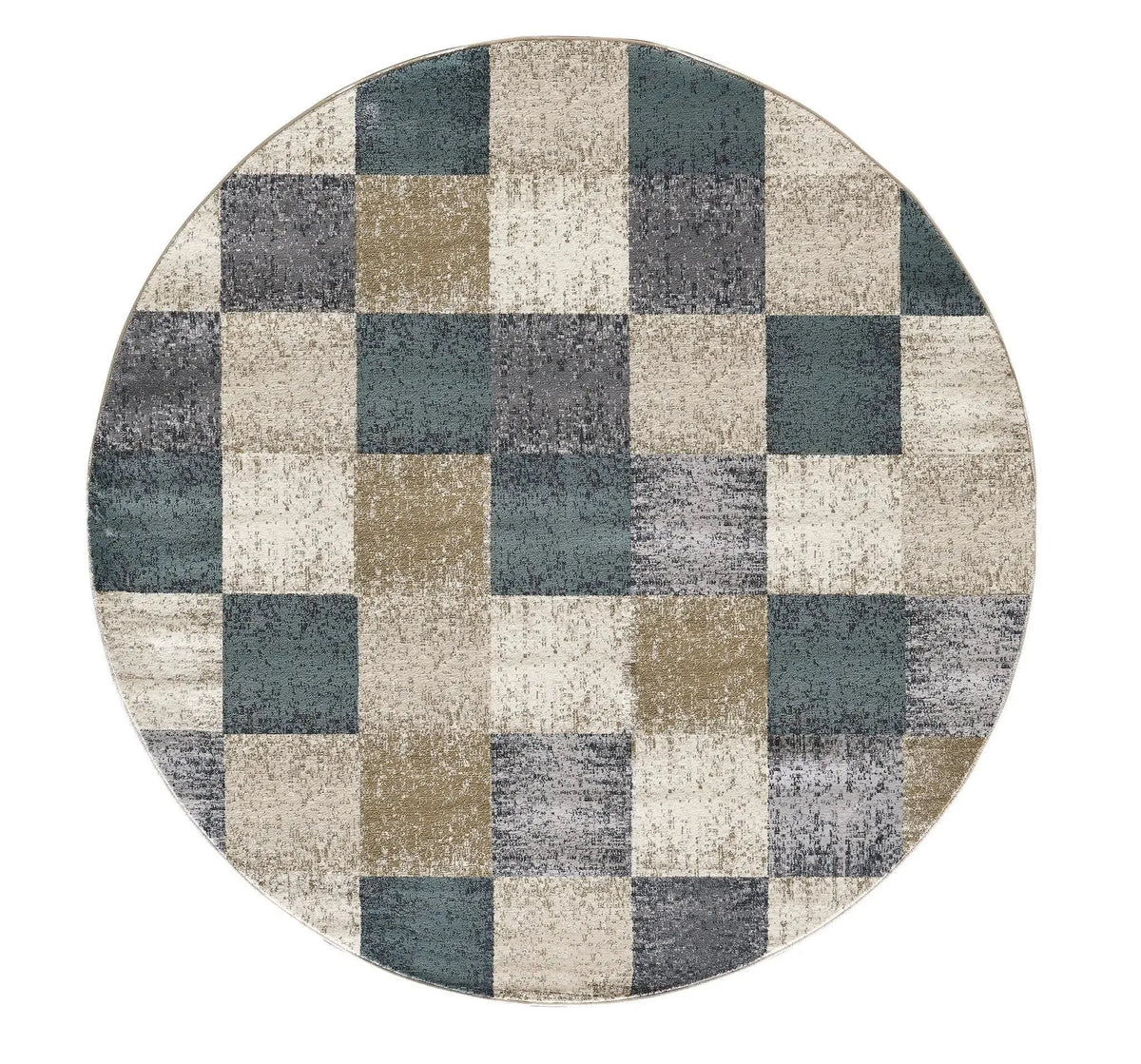 Avalon 5617 Checkered Ivory Rug