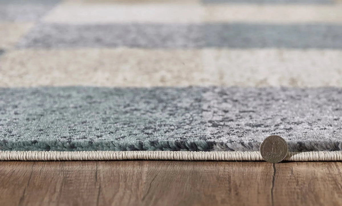 Avalon 5617 Checkered Ivory Rug