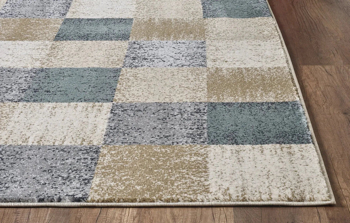 Avalon 5617 Checkered Ivory Rug