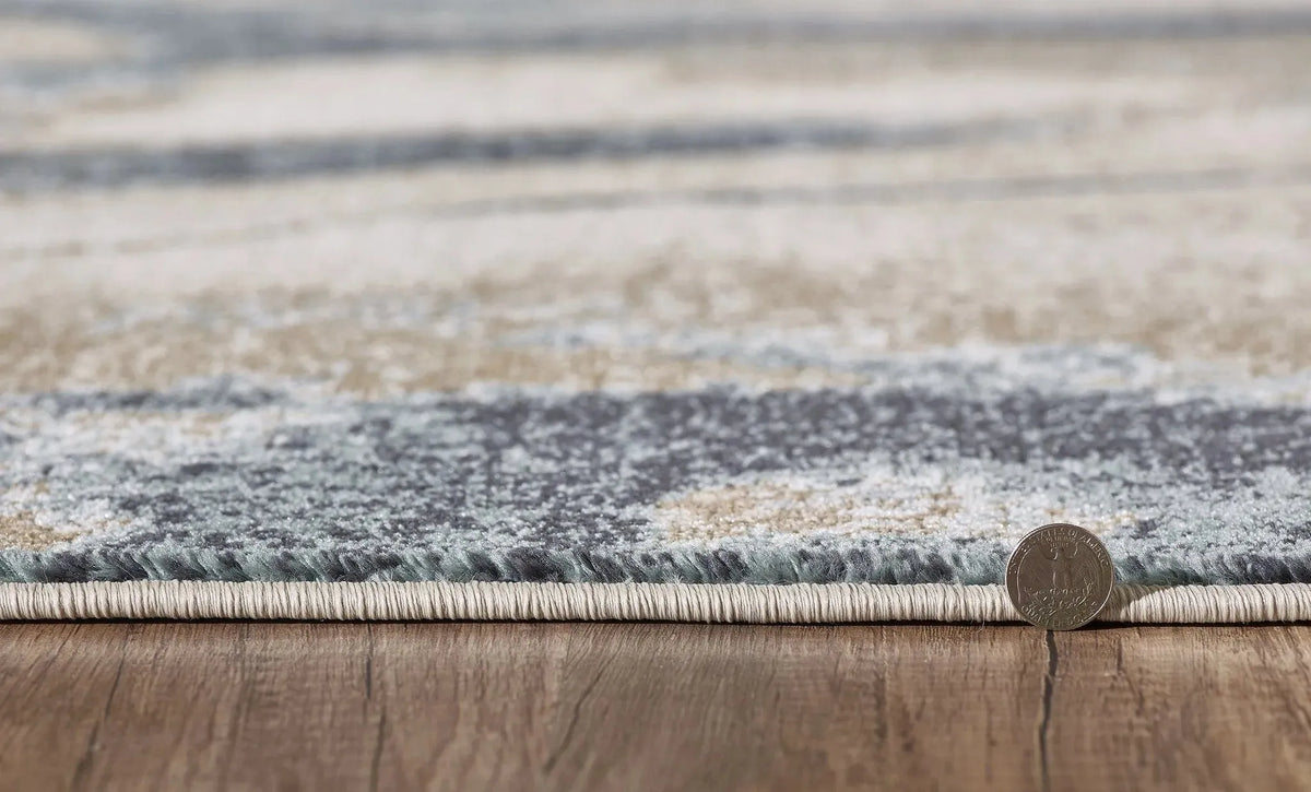 Avalon 5618 Wonder Ivory/Blue Rug