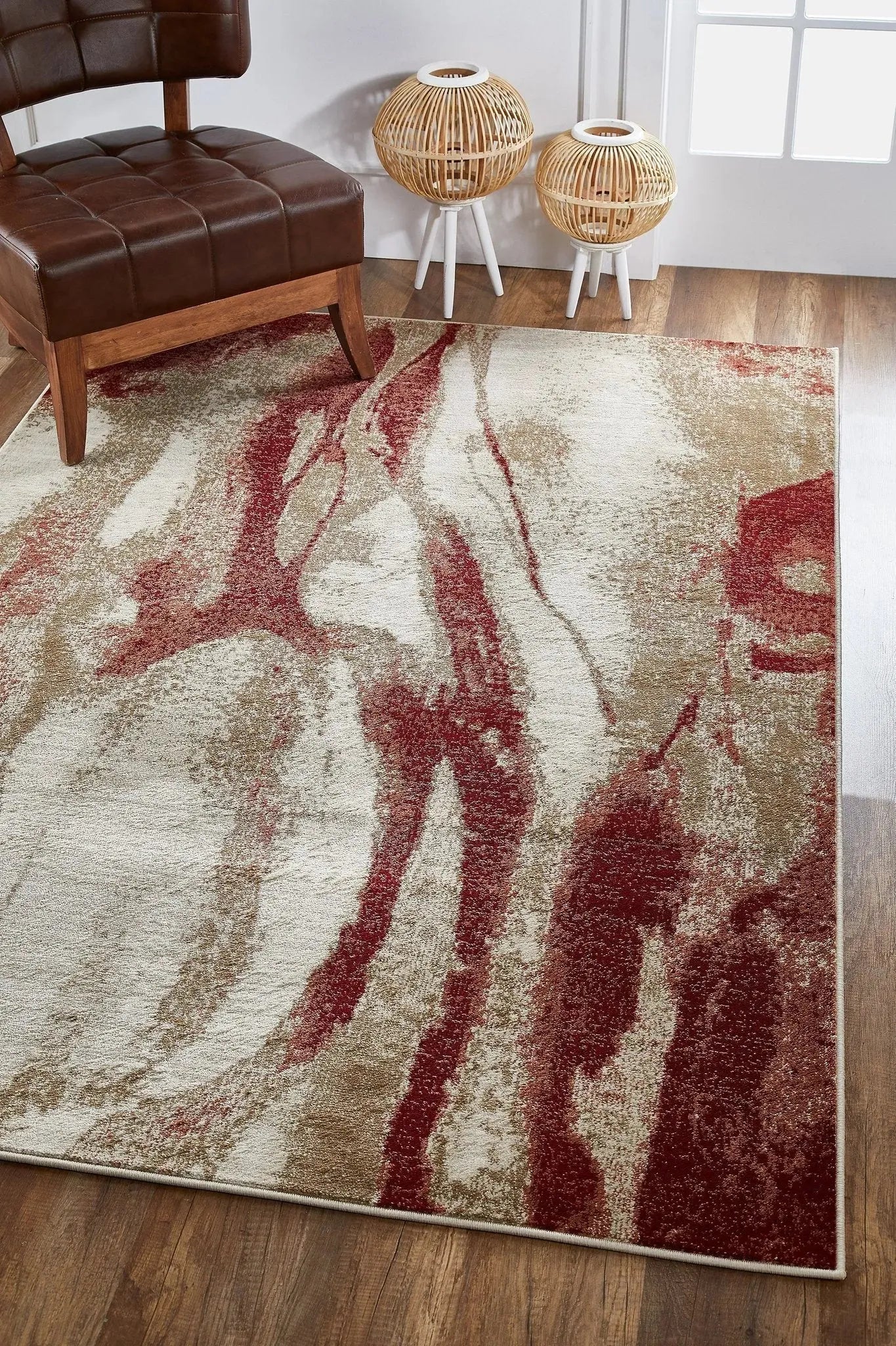 Avalon 5619 Wonder Ivory/Brown Rug