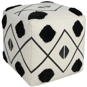 Avant-garde 03461BLK Black Pouf