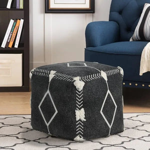 Avant-garde 34048BLK Black Pouf