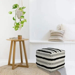 Avant-garde 34057BLK Black Pouf