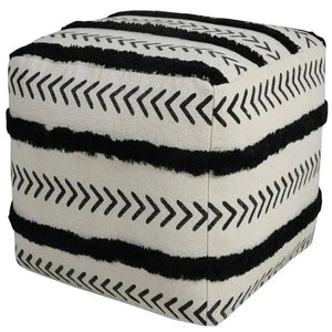 Avant-garde 34057BLK Black Pouf