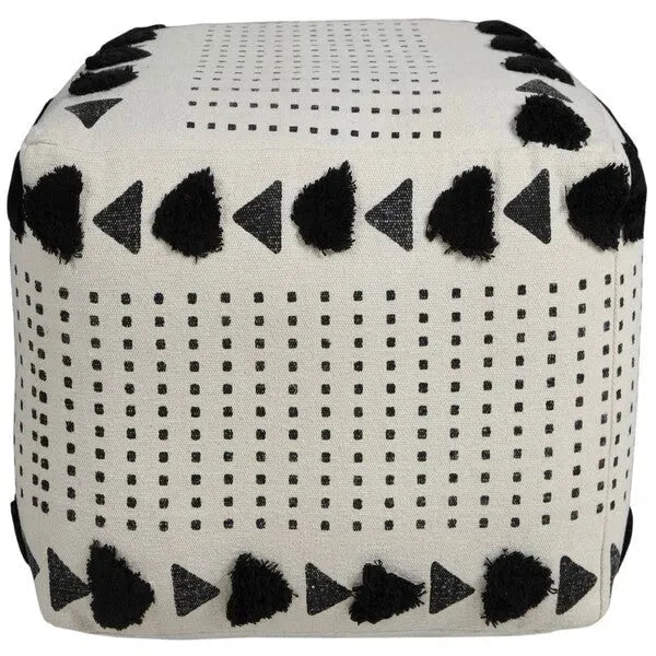 Avant-garde 34059BLK Black Pouf