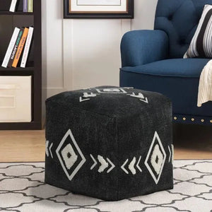 Avant-garde 34062BLK Black Pouf