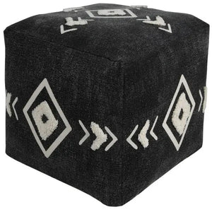 Avant-garde 34062BLK Black Pouf