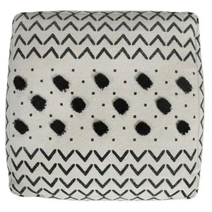 Avant-garde 34063BLK Black Pouf