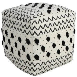 Avant-garde 34063BLK Black Pouf