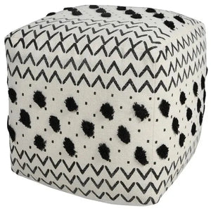 Avant-garde 34063BLK Black Pouf