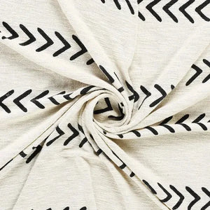 Avant-garde 80203BKN Black/Natural Throw Blanket