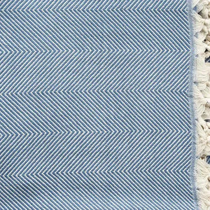 Avery 80292TEA Faded Blue Throw Blanket