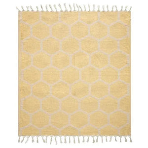 Avery 80298YLW Yellow Throw Blanket