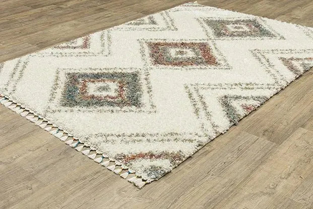 Axis AX07A Ivory/Multi Rug