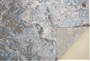 Azure 3405F Silver/Blue Rug