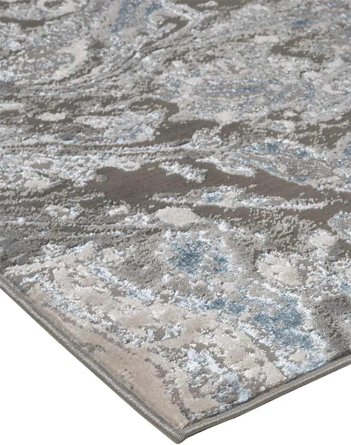 Azure 3405F Silver/Blue Rug